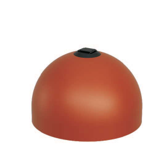 Pendul Semisphere LED pentru curea textila, 15W, 48V, CCT, Porocaliu