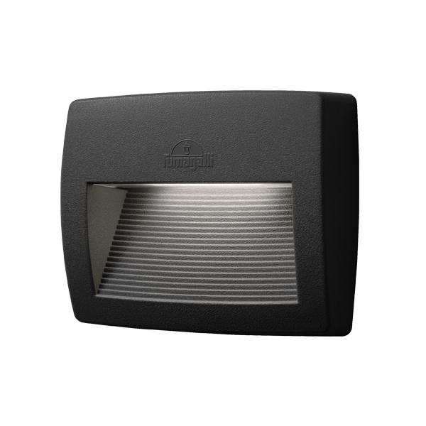 Aplica exterior aplicata 7,5W CCT IP55 BLACK