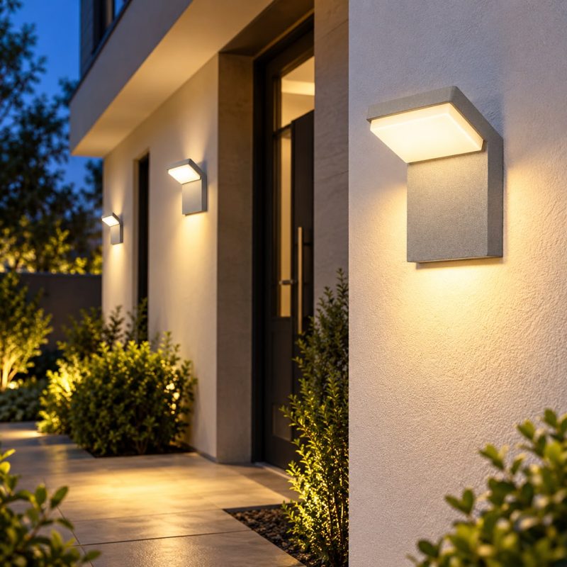 Alternative view of Aplica LED Exterior 12W 3000K IP54 – 160×100×106 mm