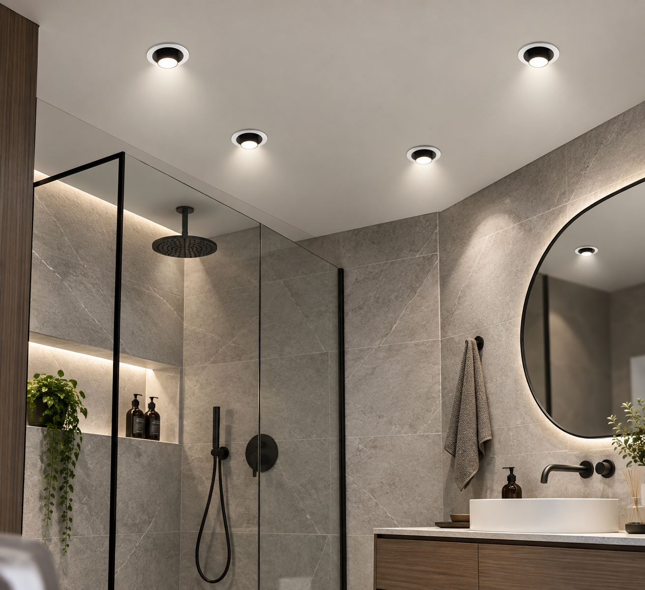 Spot LED Incastrat 12W 4000K IP44 Alb | Iluminat Interior 230V - imagine 2