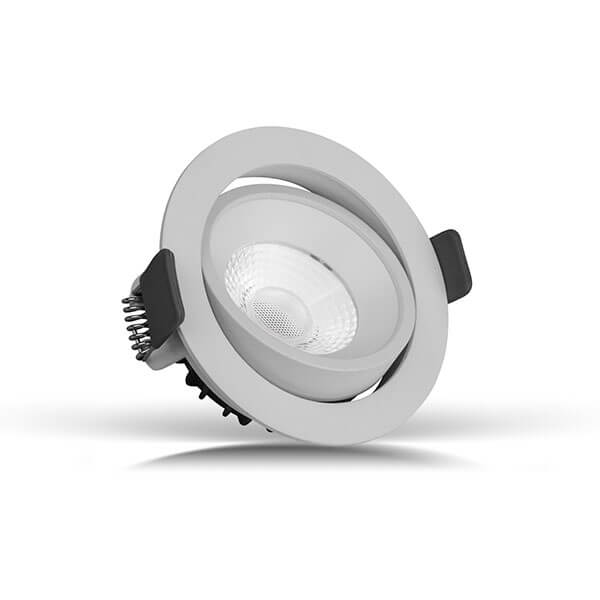 Spot LED COB Incastrat 13W 4000K IP44 – Alb | Set Bază + Ramă | Fascicul 36°