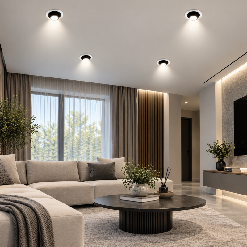 Spot LED Incastrat 12W 4000K IP44 Alb | Iluminat Interior 230V - imagine 3