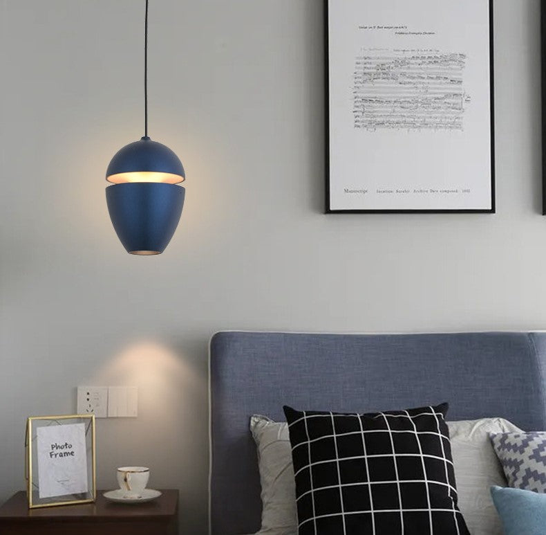 Alternative view of Pendul LED Lumina Neutra, Inaltime Reglabila, 7W, Albastru