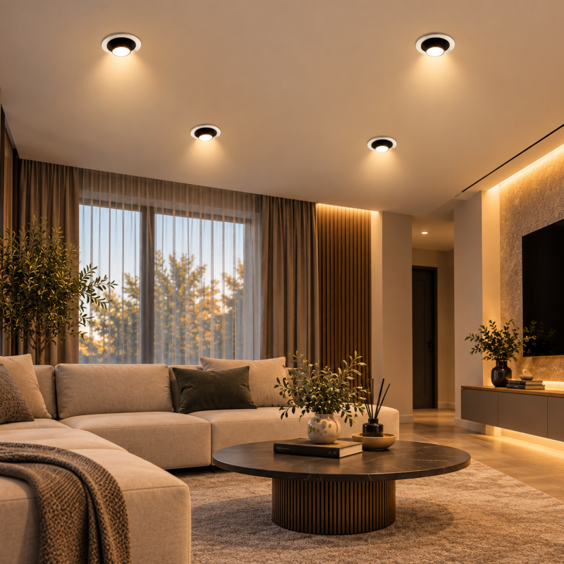 Spot LED Incastrat 12W 3000K IP44 Alb | Iluminat Interior 230V - imagine 3