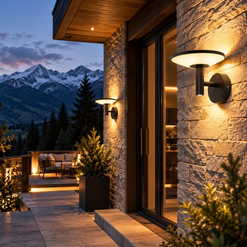 Alternative view of Aplica LED Exterior 18W 3000K IP65 – 216×200×200 mm