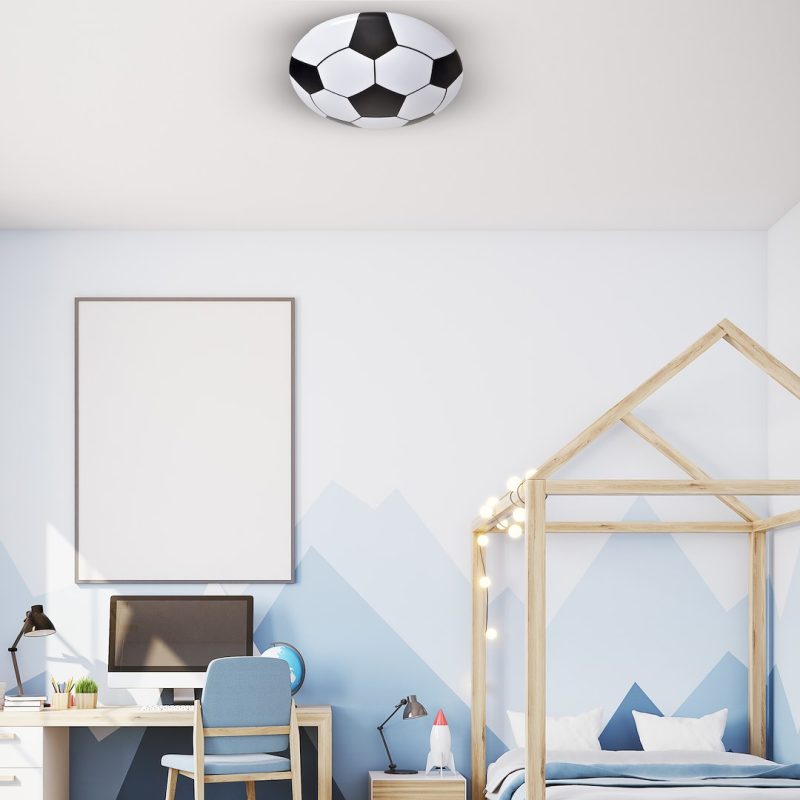 Lustra pentru copii Football 18W, LED, Ø400 mm, 4000K - imagine 3