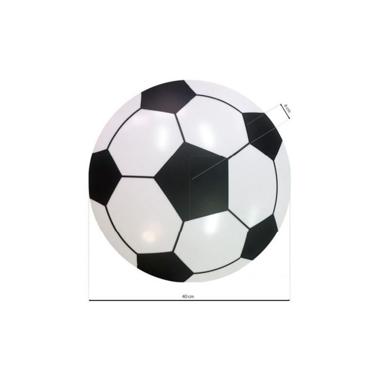 Lustra pentru copii Football 18W, LED, Ø400 mm, 4000K - imagine 5