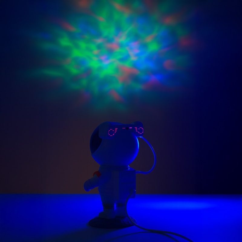 Proiector LED Astronaut Galaxy cu Telecomandă, USB – Lampă de Veghe pentru Copii - imagine 5